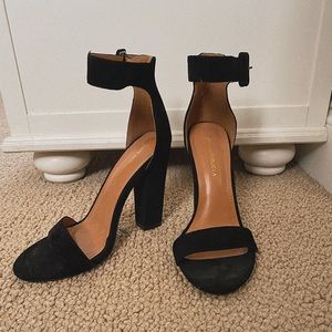 Black high heels